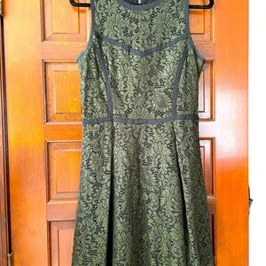 Olive Green Lace Michael Kors Dress